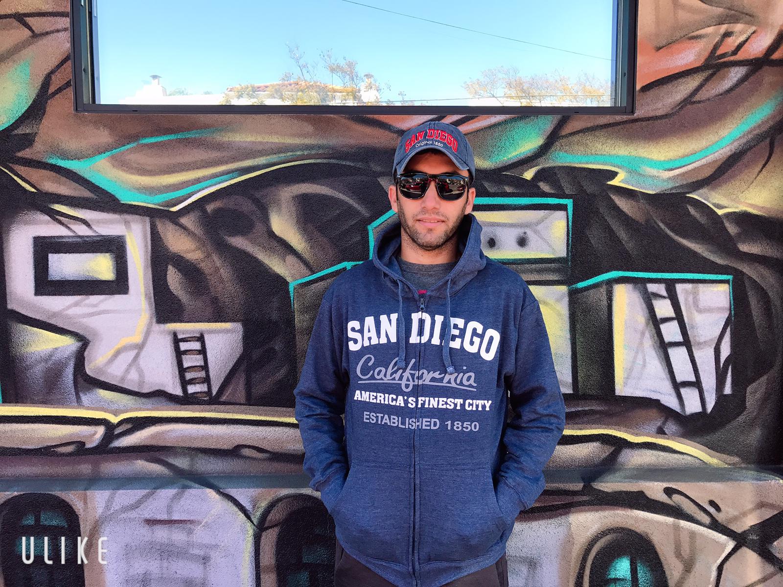 Hoodie SAN DIEGO 89 Dark Navy 