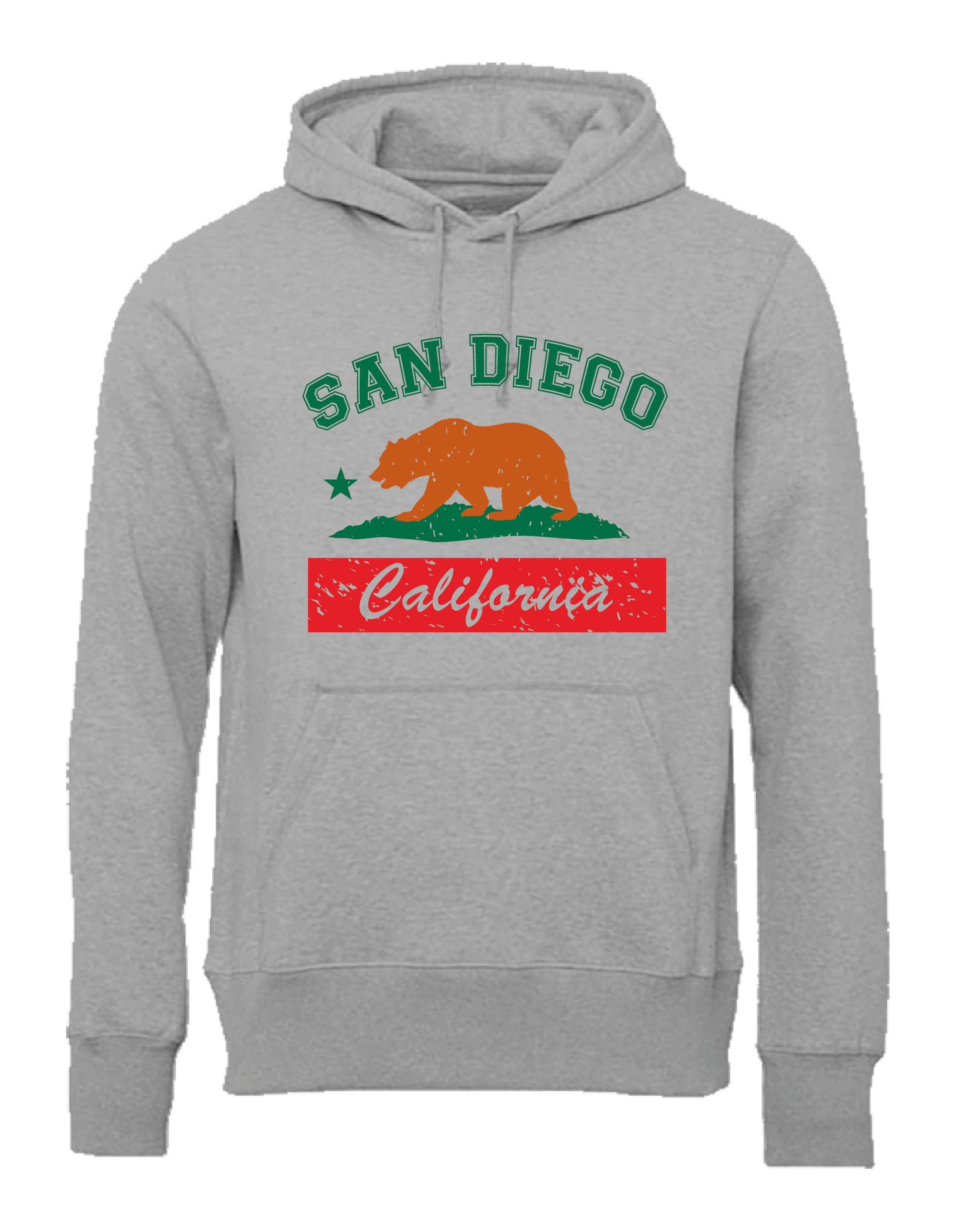 Cali Strong Original San Diego Hoodie Black L / Black