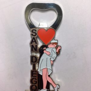 San Diego Statue Heart Bottle Opener BOM -021