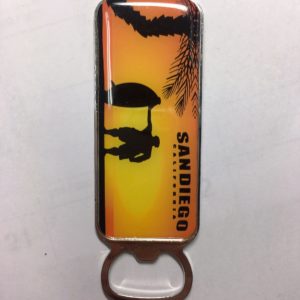 San Diego Surfer Palm Tree Bottle Opener BOM34-1