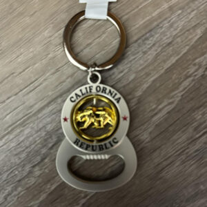 KC-065 CALIFORNIA BEAR REPUBLIC METAL KEYCHAIN