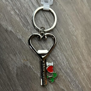 KC-067 I LOVE SD PALM TREE METAL KEYCHAIN