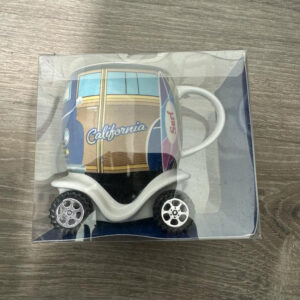 MUG-CAL0D14 WOODY CAR MUG 13.5 OZ WHEELS