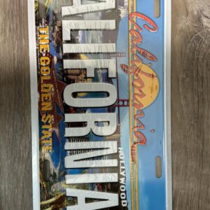 LICENCE PLATE 007  CALIFORNIA THE GOLDEN STATE LICENCE PLATE