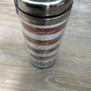 T MUG USA9290 TRAVEL MUG SS/PLAST US FLAG