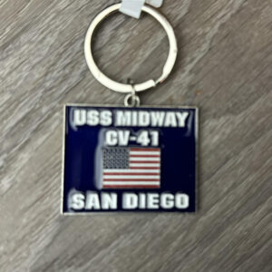 KC-79739 USS MIDWAY CV-41 METAL KEYCHAIN