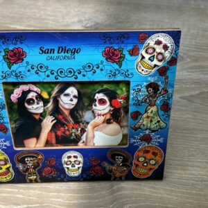 FRAME-64165 SAN DIEGO SUGAR SKULLS 4BY6 PHOTO FRAME