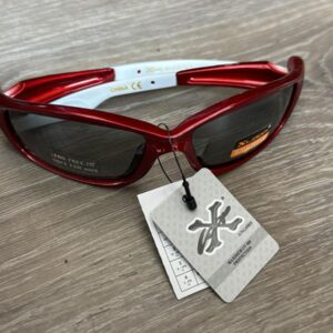 KG-X2132 KID LEAD FREE UV PROTECTIONS  X LOOP SUN GLASS RED