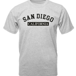 AET 1206 SD,CA D-1 Emb Grey Adult T- Shirt