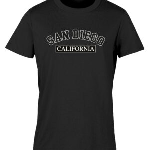 AET 1207 SD,CA D-1 Emb Black Adult T- Shirt