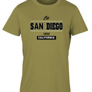 AT 9014 SD,CA  EST 1850  Heather Green Adult T- Shirt