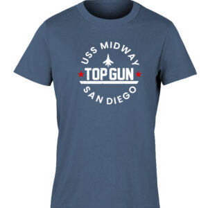 AT 9003 SD,CA Top Gun Heather Navy Adult T- Shirt