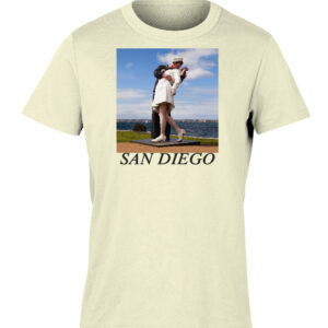 AT 9004 SD,CA Kissing Sailer Off White Adult T- Shirt