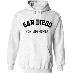 AEH 4002 SD,CA D-1 Print BLK Adult White Emb Hoodie