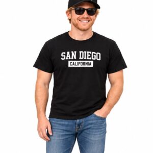 AT 9012 SD, Black Bold San Diego Lettering with California Block