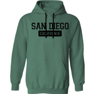 AH 5011 SD,CA D-1 Green Adult Hoodie
