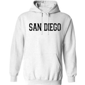 AH 5013 SD,CA D-2 White Adult Hoodie