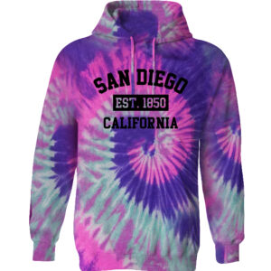 YH 6001 SD,CA EST.1850 Youth Tie-Dye Hoodie