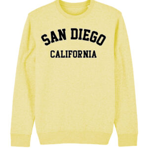AS 2001 SD,CA Emb Yellow Adult Sweatshirt