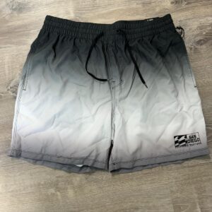 M 1414 Mens  SD  Adult SHORT BLACK WHITE