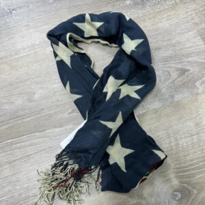 Scarf 1400 Red, White, Blue USA Scarf RED,WHITE, BLUE