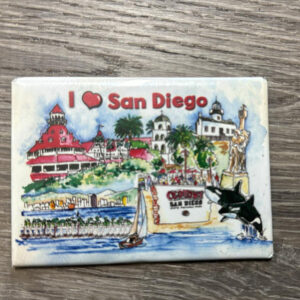 MGV2 2740 SAN DIEGO WATERCOLOR  L PHOTO  MAGNET