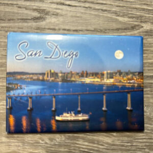 MGV2 6042 BRIDGE AND SKYLINE AT SUNSET  L PHOTO  MAGNET