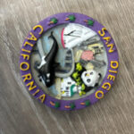 CR MG 7002 ROUND MULTI IMAGES RESIN  MAGNET