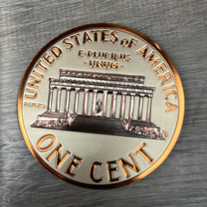 MG  86850 COPPER REPLICA COIN 2 SIDE FOIL  MAGNET
