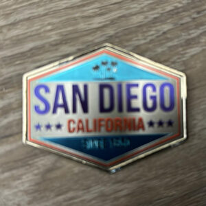 MM 024  PALM TREE SD 1850 CA  METAL MAGNET
