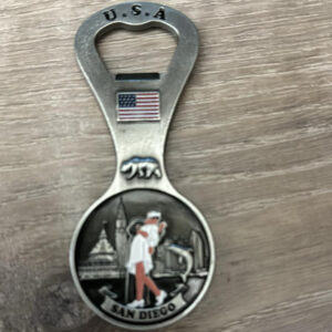 BOM 022 FLAG SCENE  BOTTLE OPENER L METAL MAGNET