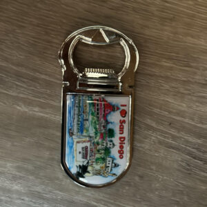 SND 60454 WATERCOLOR BOTTLE OPENER  METAL MAGNET