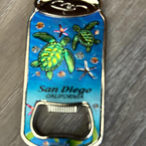 BOM 86251 TURTLE METAL CAN OPENER MAGNET