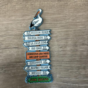 RM-011 RUBBER BIRD TOP WITH NAMES MAGNET