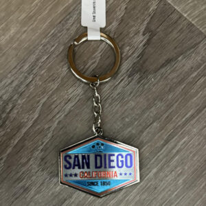 KC-091 SAN DIEGO SINCE 1850  METAL KEYCHAIN