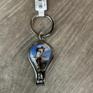 KC-075 SD SAVE THE KISS NAIL CLIPPER  METAL KEYCHAIN