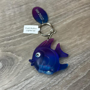 KC-2711 SAN DIEGO  TROPICAL FISH LIGHT UP  KEYCHAIN