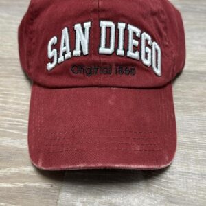 CAP 1305 Washed Original Cap SD Burgundy