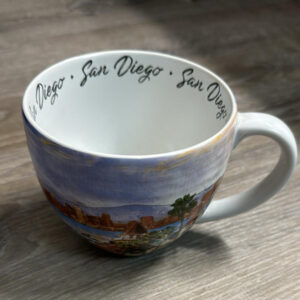 MUG-MCMSDC01 SAN DIEGO WATERCOLOR MUG 24 OZ