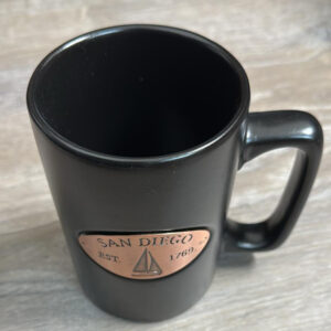 MUG-CMMSDC02 SD SAN DIEGO BLACK MUG