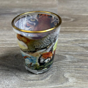 SHOT G-9396 SAN DIEGO ANIMAL DRAWING  SHOTGLASS