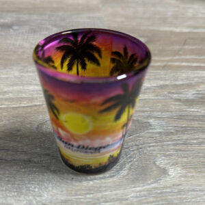 SHOT G-58921 SAN DIEGO PALM SUNSET IN&OUT  SHOTGLASS