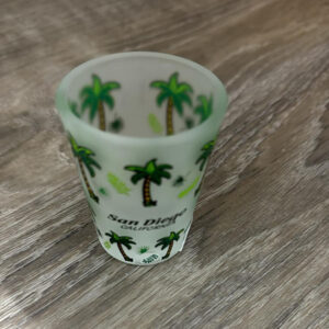 SHOT G-19682 SAN DIEGO  PALMS FROST SHOTGLASS