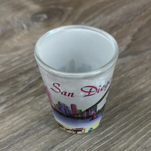 SHOT G-047H2586  SAN DIEGO  BEACH SKYLINE SHOTGLASS
