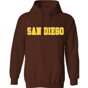 YH 6004 SD,CA D2 Brown Youth Hoodie