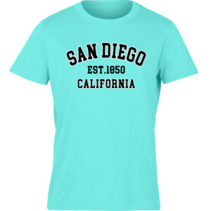 TT 8001 SD,CA EST.1850 Toddler Turquoise T- Shirt