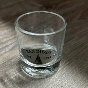 SHOT G- SWSSDC01 SAN DIEGO  MEDALLION  SHOTGLASS