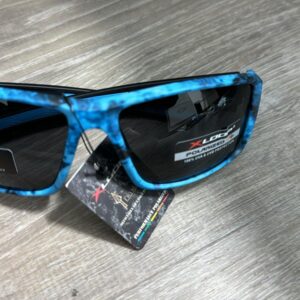 PZ-MCAM-X3205 POLARIZED CAMO 100% UVA&UVB PROT SUN GLASS CAMO BLUE/B