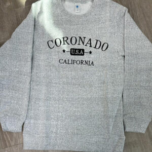 CRO 025 Coronado USA,CA. Grey Sweatshirt