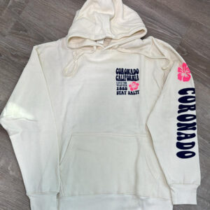 CRO 003 Coronado CA, Off White Catch The Waves Adult Hoodie